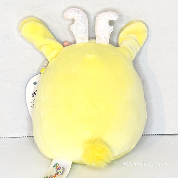 JUANA 🐰 Yellow Jackalope w Flower Crown 5 Squishmallow NWT - Picture 5 of 9